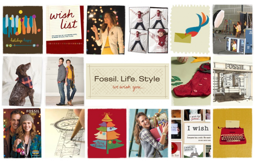 Fossil Holiday Landing Page Design