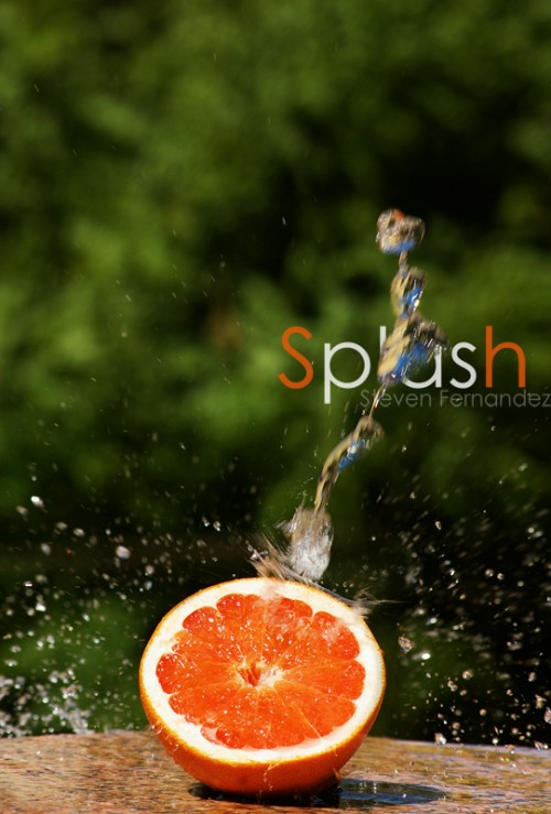 Orange Splash x2 by John Steven Fernandez