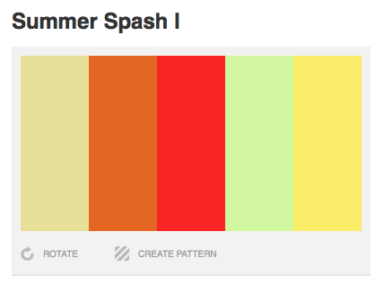 Summer Splash I | Color Palette
