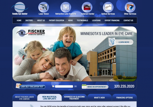 Family Eye Care | Eyecare Web Design
