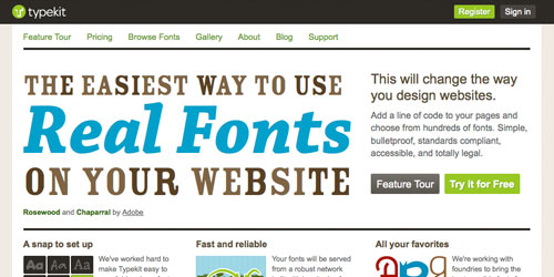 TypeKit - Web Fonts