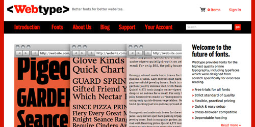Webtype - Web Fonts