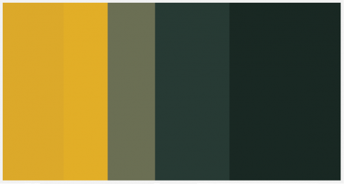 Packers Football Color Palette