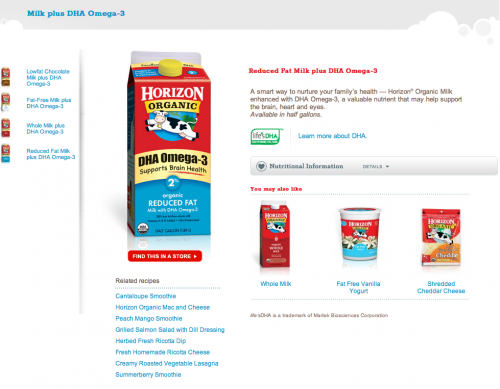 Horizon Product Page Design