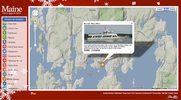 Maine Interactive Map
