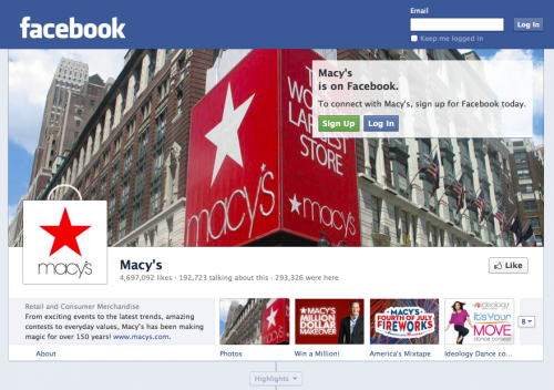 Macys Facebook