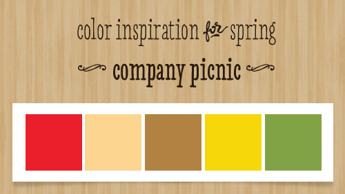 Company Picnic - Color Inspiration