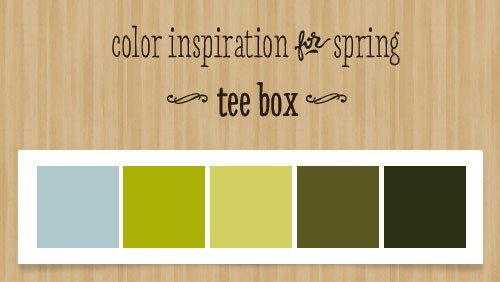 Tee box - Color Inspiration