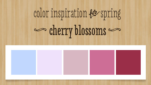 Cherry Blossoms - Color Inspiration