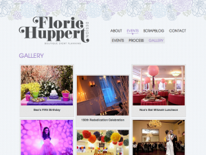 Florie Huppert Design New York Website Design