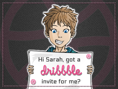 Dribbble Invite Design Winner