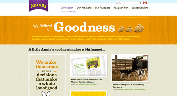 Annie's Organic Web Design
