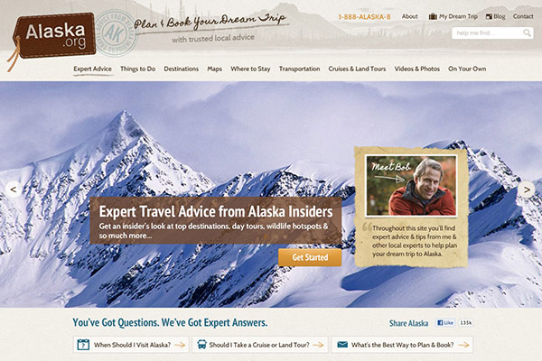 Alaska.org New Responsive Design